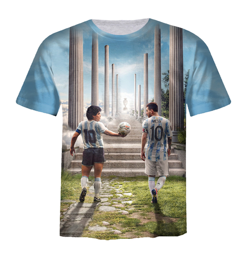 Remera ZT-1218 - Maradona Messi