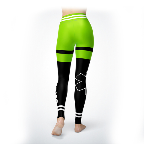 Calza ZTC-0662D - Emergencias Medicas 2 D (Paramedicos) (Verde y Negro) - comprar online