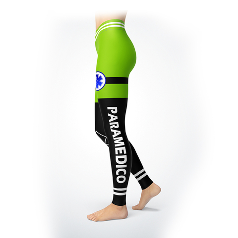 Calza ZTC-0662D - Emergencias Medicas 2 D (Paramedicos) (Verde y Negro) en internet
