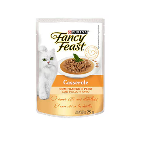 Purina Fancy Feast Casserole Pollo y Pavo x 85 grs