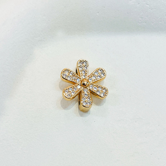 Berloque Charm Flor fina cravejada - comprar online