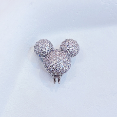 Berloque Charm Mickey cravejado