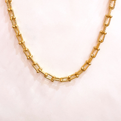 Choker inspiração em ouro 18kl