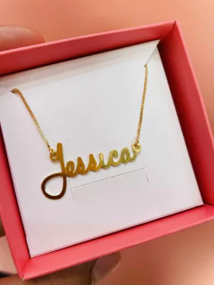 Colar de nome personalizado Jessica - PRONTA ENTREGA - comprar online