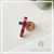 Pin en cristal - Vivaro rosa - comprar online