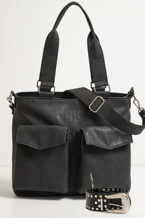 COMBO BOLSO FORTUNA + CINTURON RB NEGRO - buy online