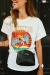 Imagen de BANDOLERA TUNEZ NEGRO REPTIL