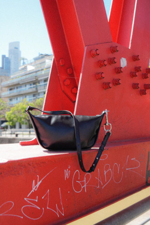 CARTERA BANDIDA NEGRO LISO - comprar online