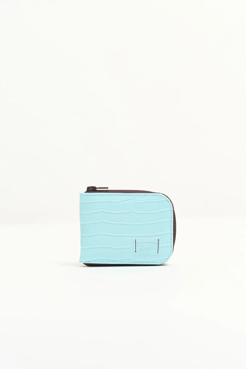 BILLETERA ATENAS CROCO CELESTE