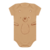 Body bear manga curta - caramelo