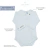Body personalizado festonê - raminhos - Baby Boom Enxoval