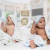 TOALHA DE BANHO SOFT BAMBOO COM CAPUZ ESTAMPADA - silhueta pássaros - loja online