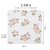 BABADOR BANDANA SOFT BAMBOO - Rosas - Baby Boom Enxoval