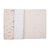Kit com 03 cueiros flanelados/ Tulipa - Baby Boom Enxoval