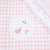 Kit com 03 cueiros flanelados/ Floralzinho - Baby Boom Enxoval