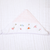 Toalha de banho soft com capuz bordado - Floralzinho - Baby Boom Enxoval
