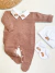 Macacão tricot Dream - Avelã - comprar online