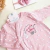 Macacão rosa bunny garden 100% algodão - Baby Boom Enxoval