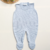 Saída maternidade tricot azul - Benjamin - Baby Boom Enxoval