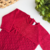 Macacão tricot bordô - Gio - comprar online