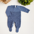 Macacão tricot azul jeans - Gio