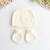 Kit gorro e luva links - amarelo
