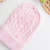 Gorro de tricot trança rosa/G - comprar online
