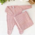 Saída maternidade tricot rosê - Tranças