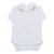 Body rococó rosas e botões - vermelho - comprar online