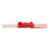 Laço de linho nozinho - Vermelho - comprar online