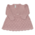 Saída maternidade tricot rosê vestido/ 3 peças - Jennifer - comprar online