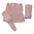 Saída maternidade tricot rosê vestido/ 3 peças - Jennifer