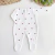 Saída maternidade tricot branco poá bordô - Baby Boom Enxoval