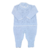 Saída maternidade tricot azul - Zion na internet