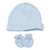 Kit gorro e luva Tricotil - azul