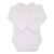 Body buquê rococó com punho - Amarelo - comprar online