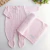 Saída maternidade tricot rosa - Três tranças