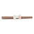 Laço de linho bordado off white e rosa/RN