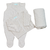 Saída maternidade tricot bege/ 3 peças - Stile