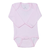 Body basic manga longa/ 100% algodão - Rosa claro