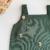 Romper tricot verde escuro - abelha na internet