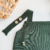 Romper tricot verde escuro - abelha - Baby Boom Enxoval