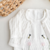 Saída maternidade tricot branca/ 3 peças - Abelha - loja online