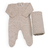 Saída maternidade tricot caramelo - Sfizio
