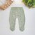 Combo Saída maternidade de tricot verde mescla Vestidinho/ 5 peças - Baby Boom Enxoval