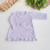Saída maternidade de tricot lilás/ 3 peças - Vestidinho - loja online