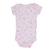 Conjunto jardineira e body - Floral rosa - comprar online