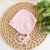 kit touca, sapatinho e lacinho - trio rococó rosa - comprar online