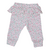 Calça babadinho - Florzinhas rosas