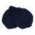 Kit gorro e luva de tricot pompom - marinho na internet